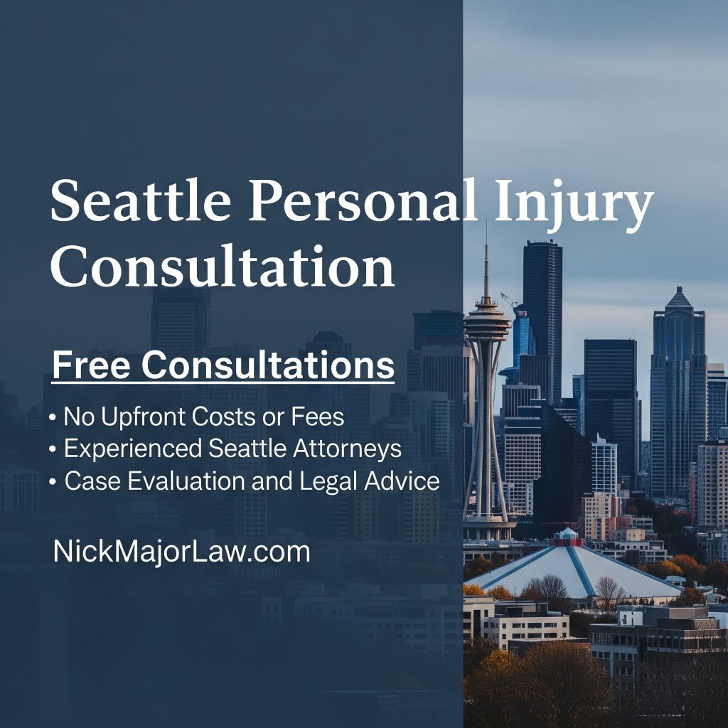 Seattle personal injury consultations Nick Major Law